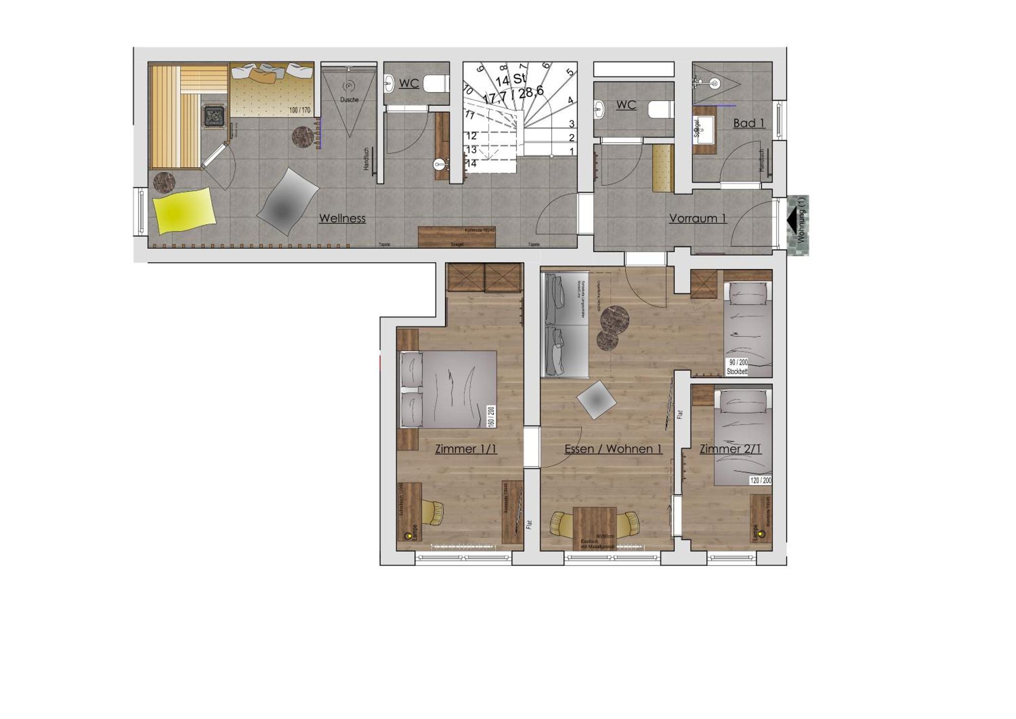 Appartements Kuckuck Leogang Exterior foto